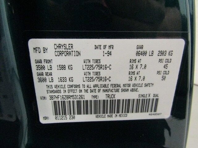 1994 Dodge Ram 1500 45