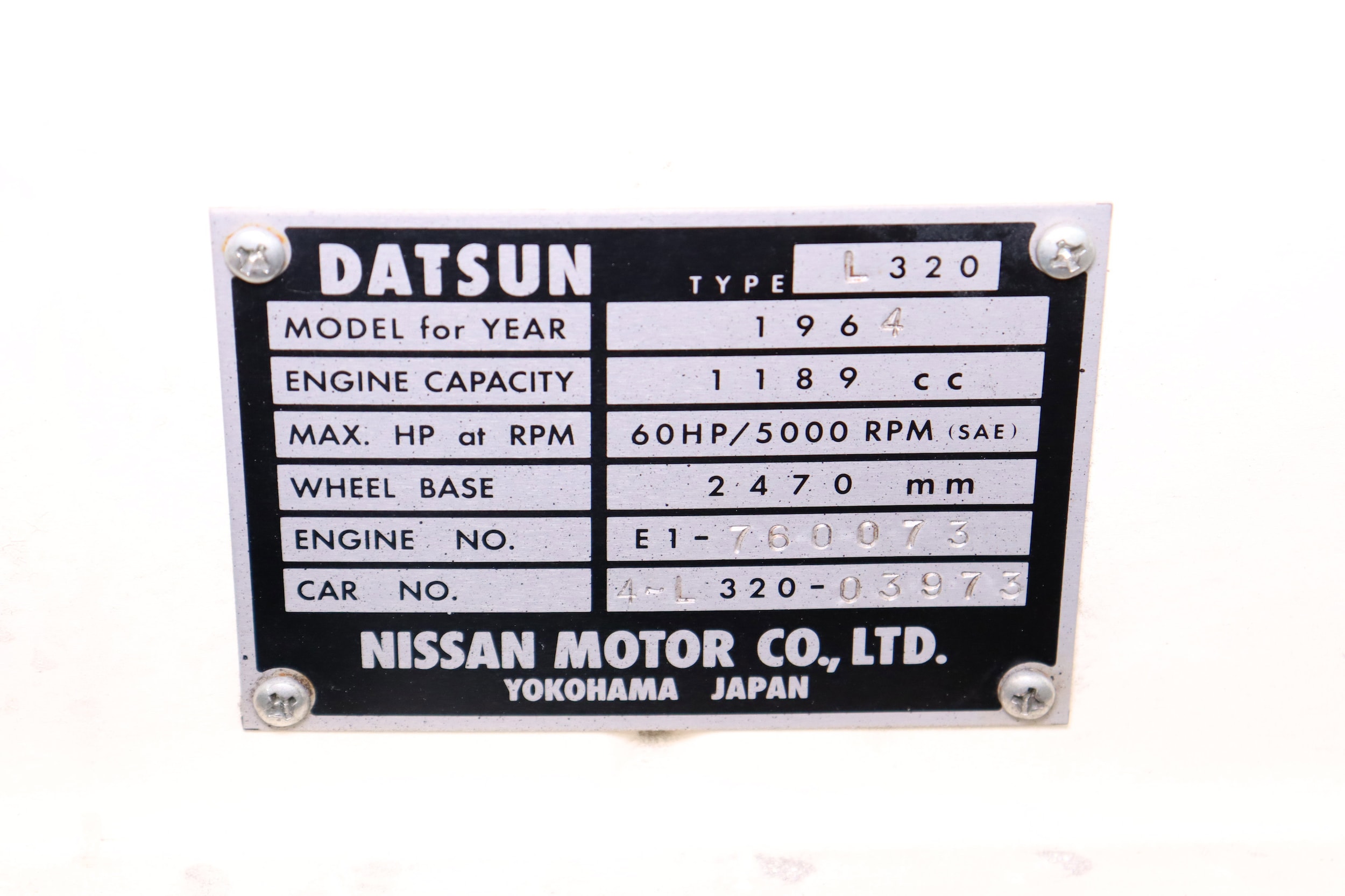 1964 Datsun 1200 96