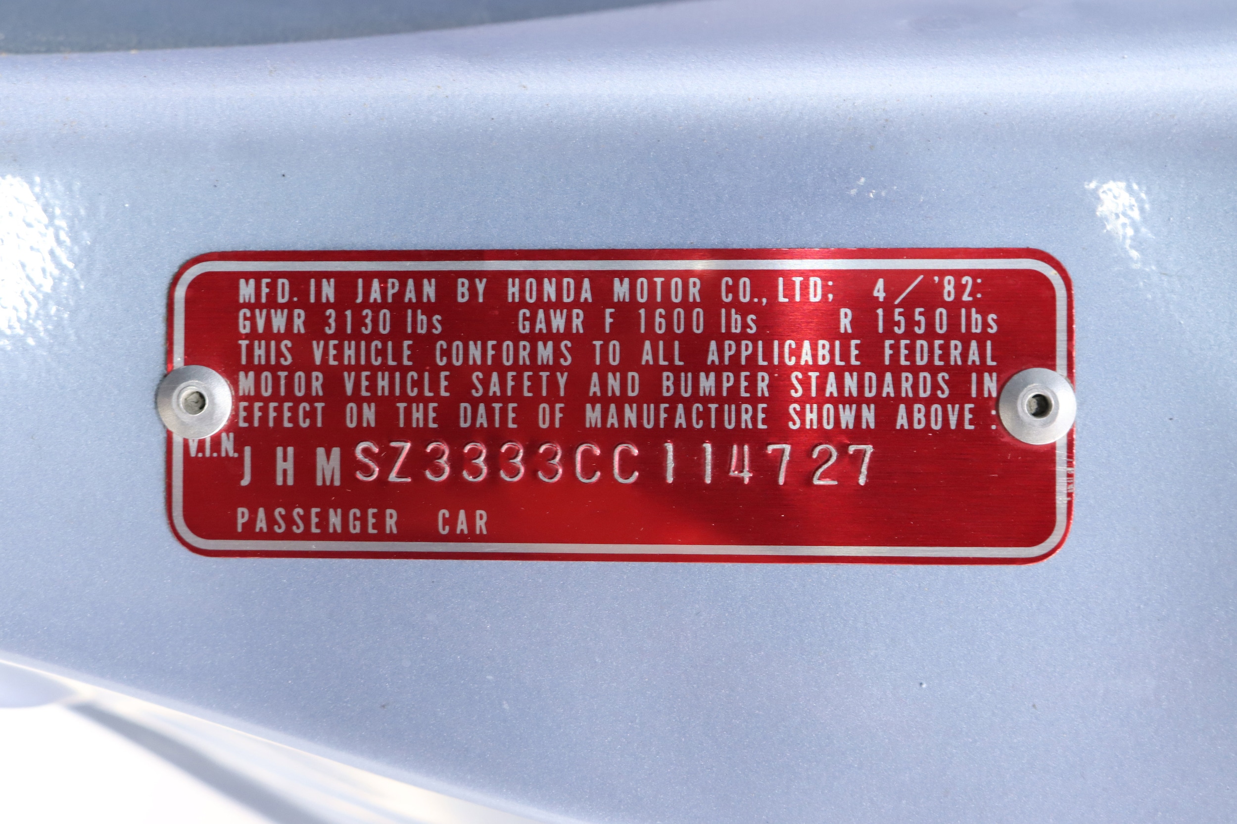 1982 Honda Accord 59