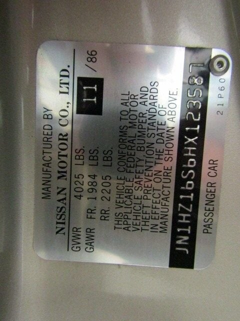 Used 1987 Nissan 300ZX For Sale at Duncan Imports and Classic Cars