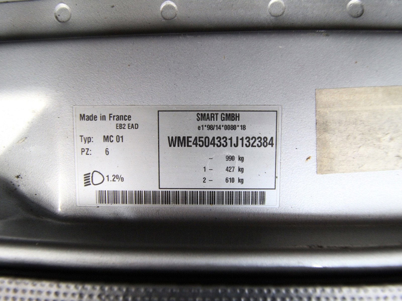 2001 Smart Fourtwo 42