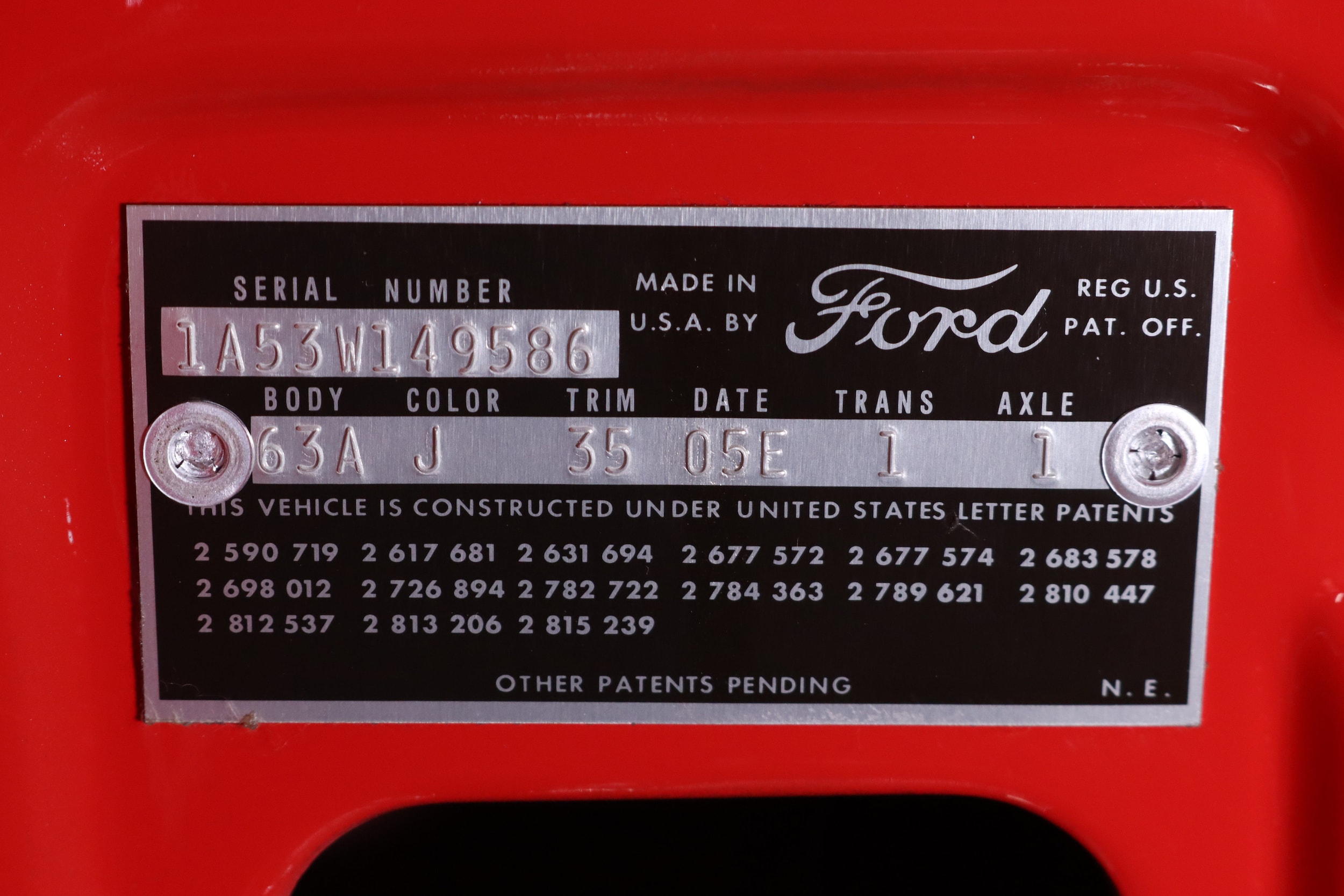 1961 Ford Galaxie 244