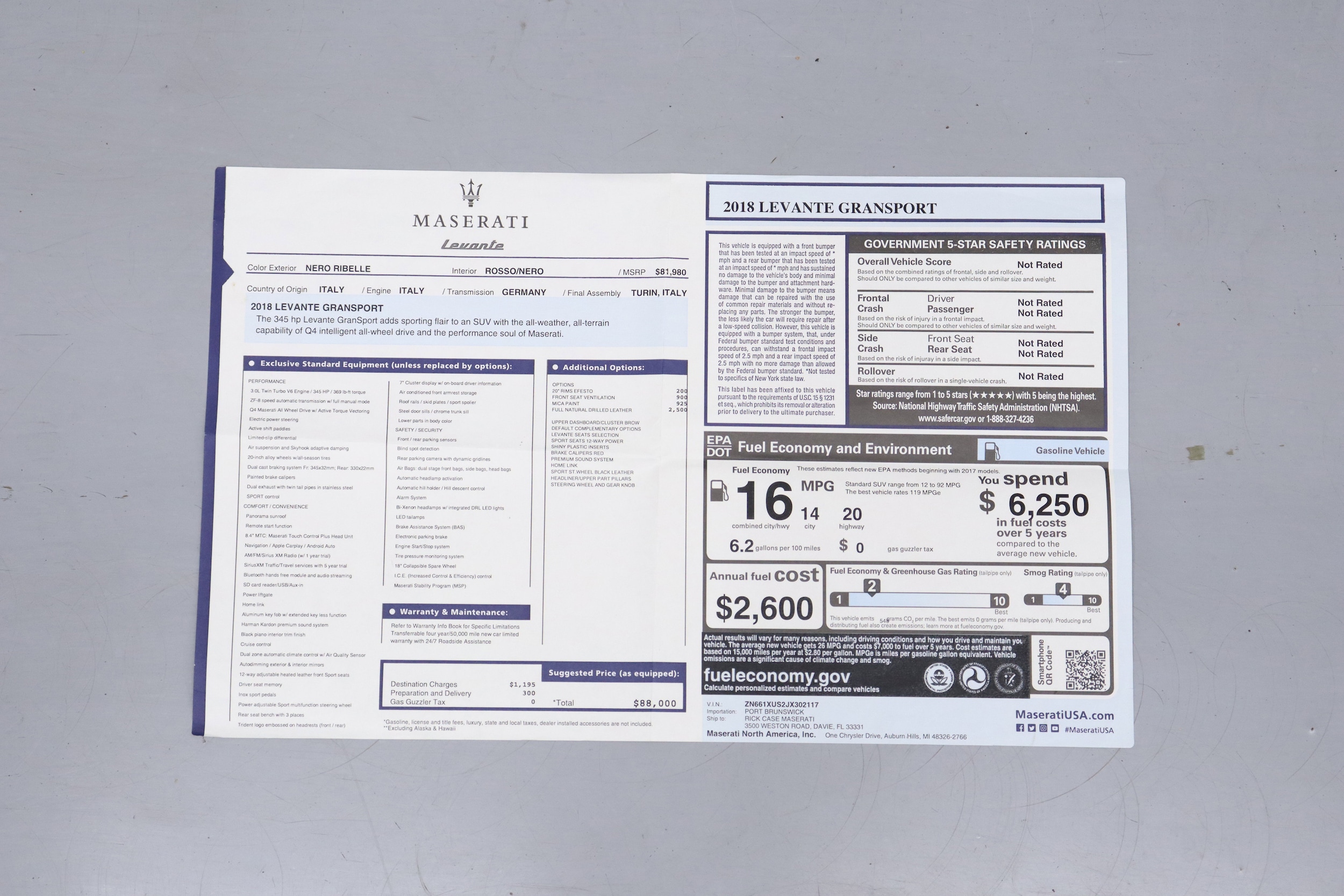 2018 Maserati Levante 62