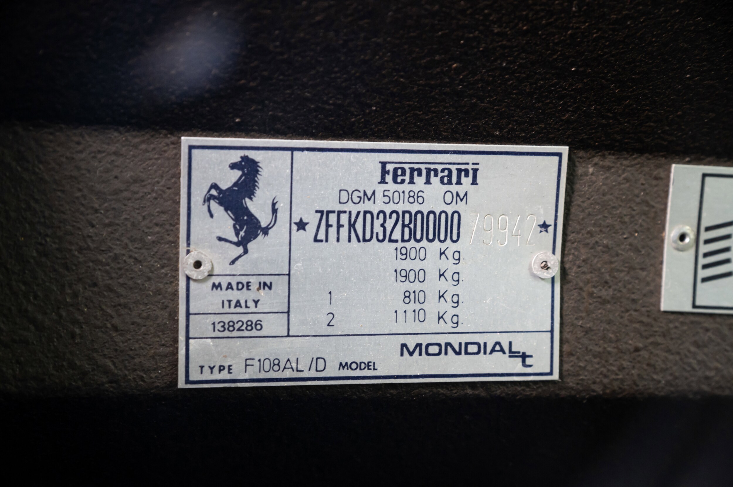 1991 Ferrari Mondial 241
