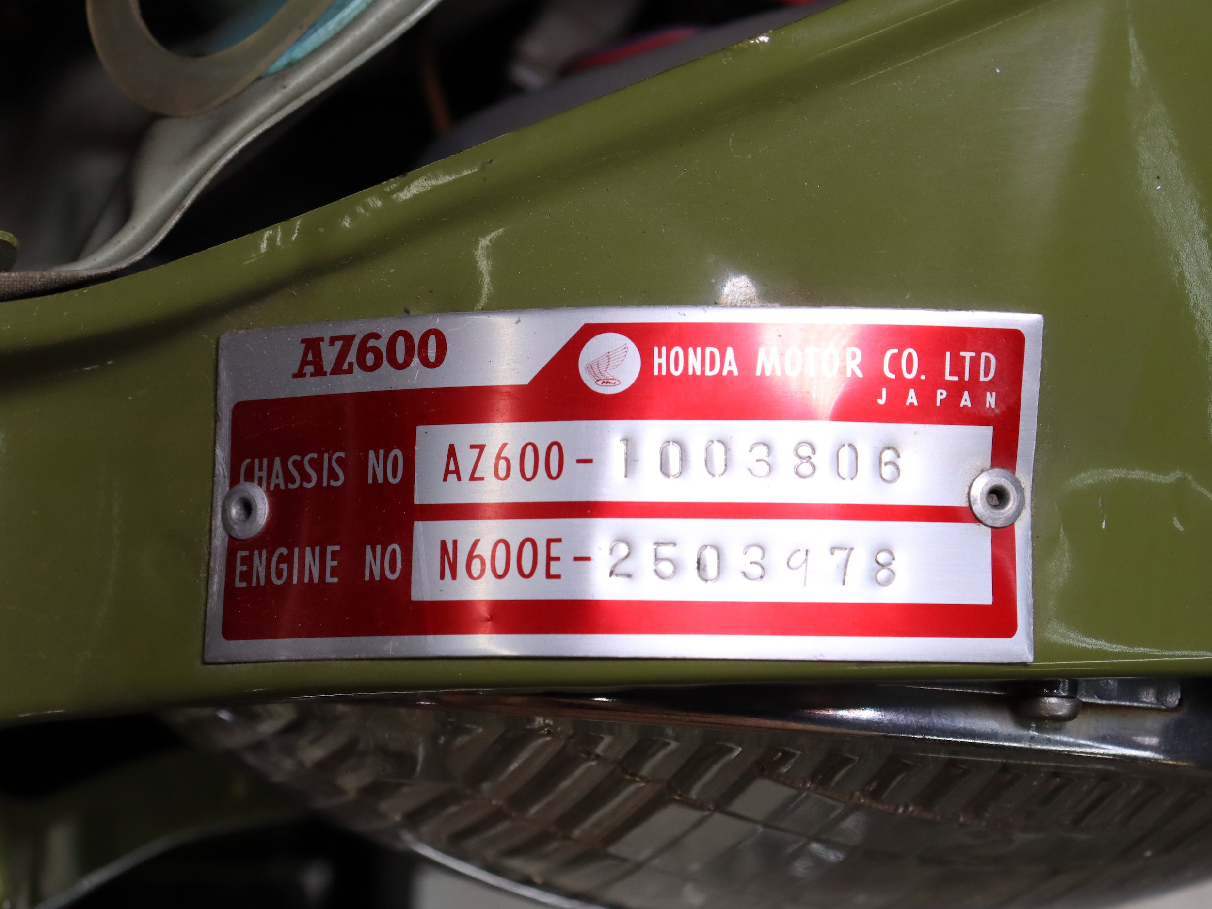 1972 Honda AZ600 61