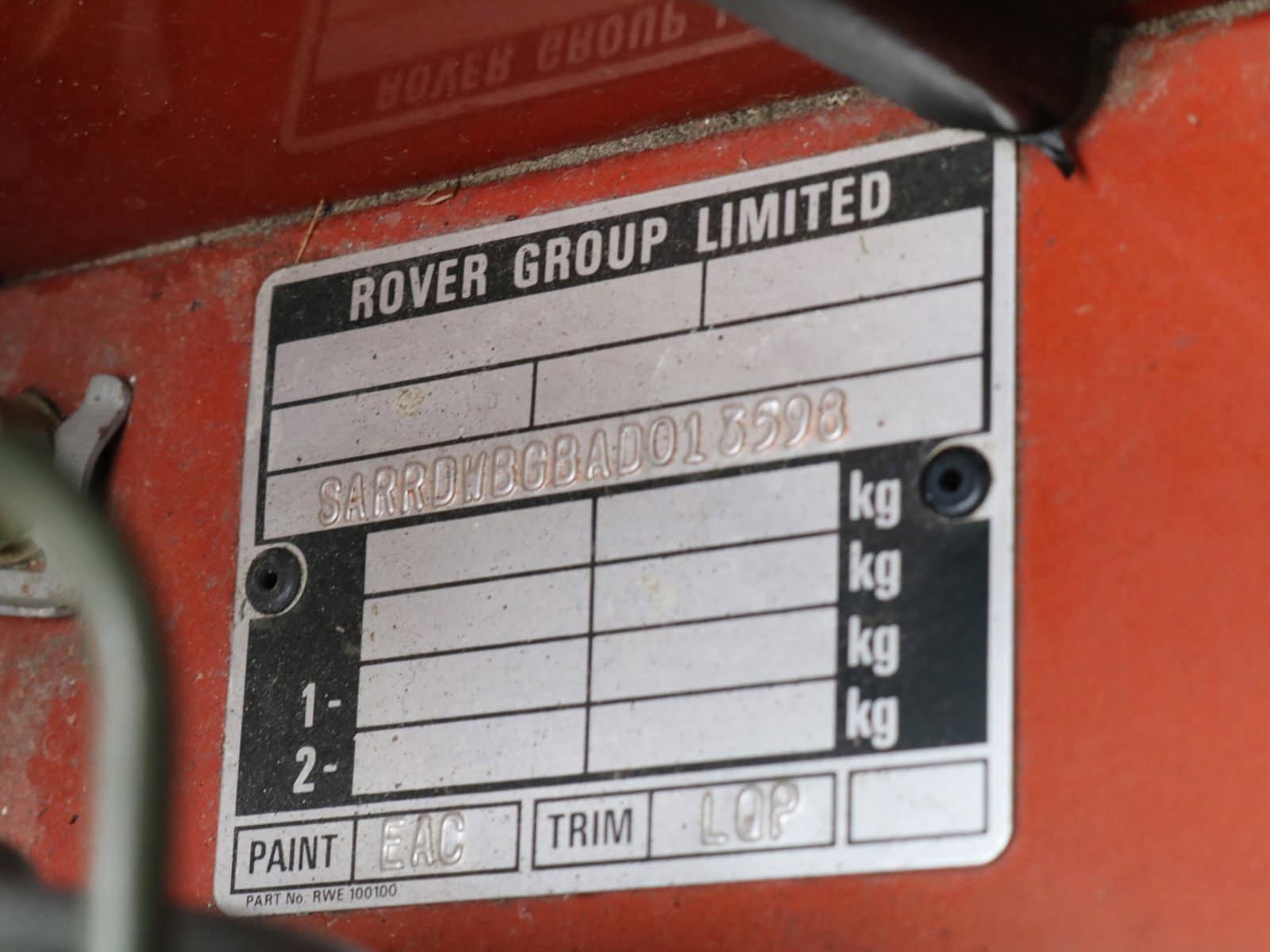 1997 Rover MG F 53