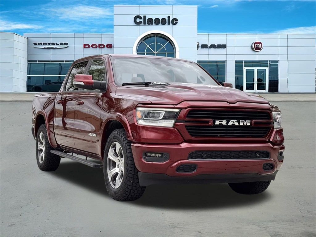 Used 2022 RAM Ram 1500 Pickup Laramie with VIN 1C6SRFJT7NN455617 for sale in Arlington, TX
