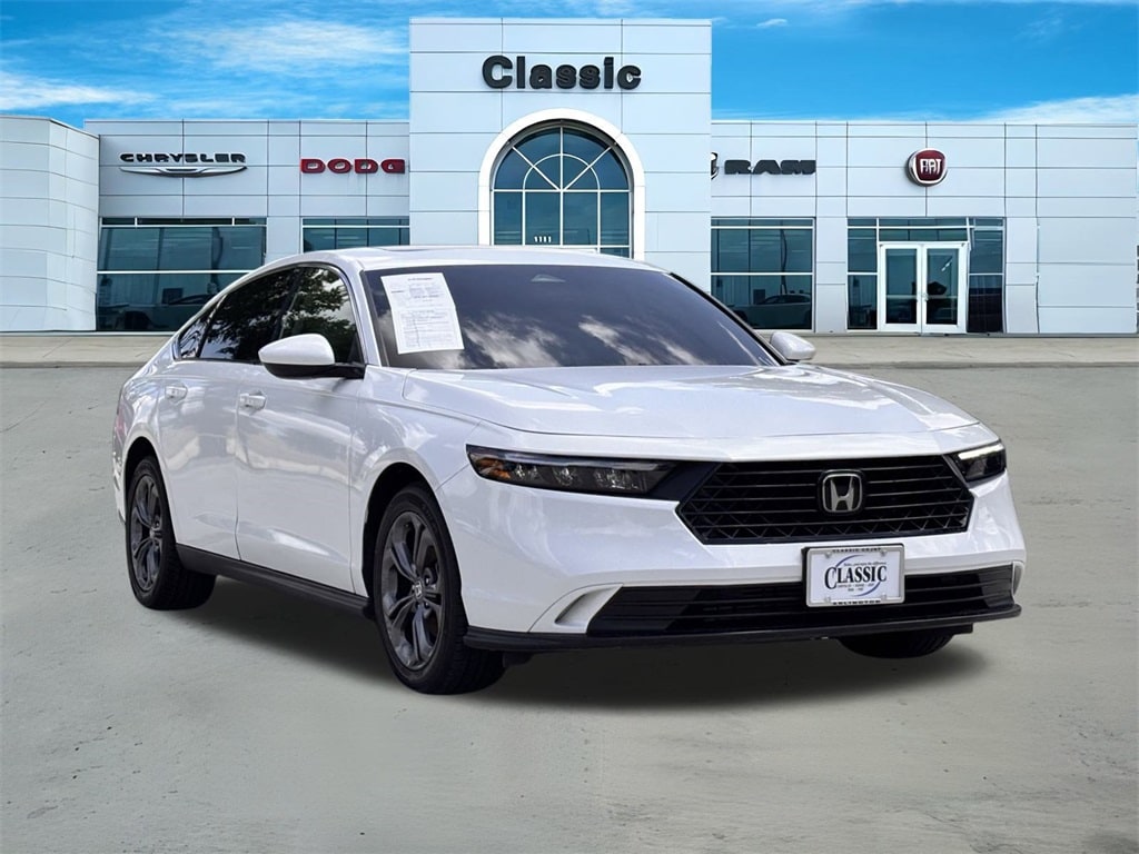 Used 2023 Honda Accord EX with VIN 1HGCY1F34PA042478 for sale in Arlington, TX