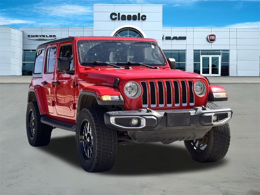 Used 2018 Jeep All-New Wrangler Unlimited Sahara with VIN 1C4HJXEG3JW104981 for sale in Arlington, TX