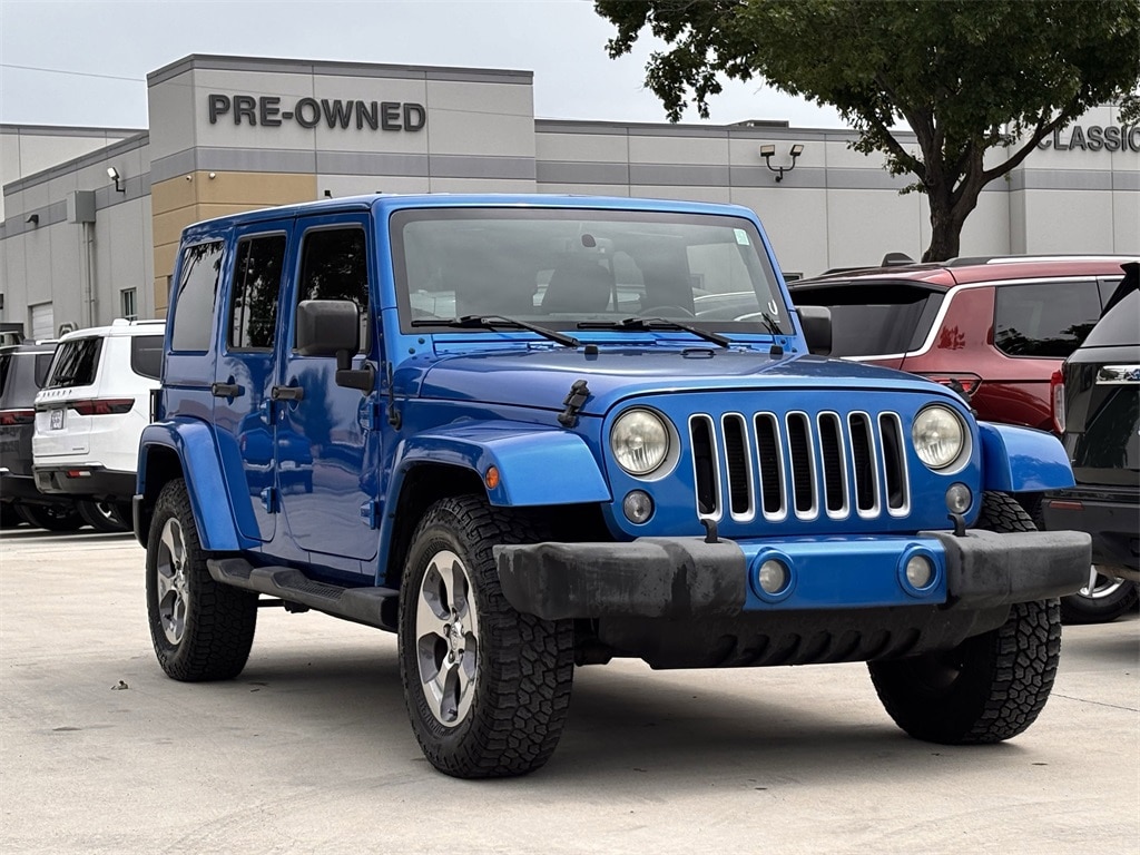 Used 2016 Jeep Wrangler Unlimited Sahara with VIN 1C4BJWEG8GL146797 for sale in Arlington, TX