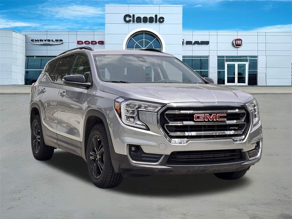 Used 2023 GMC Terrain AT4 with VIN 3GKALYEG8PL246411 for sale in Arlington, TX