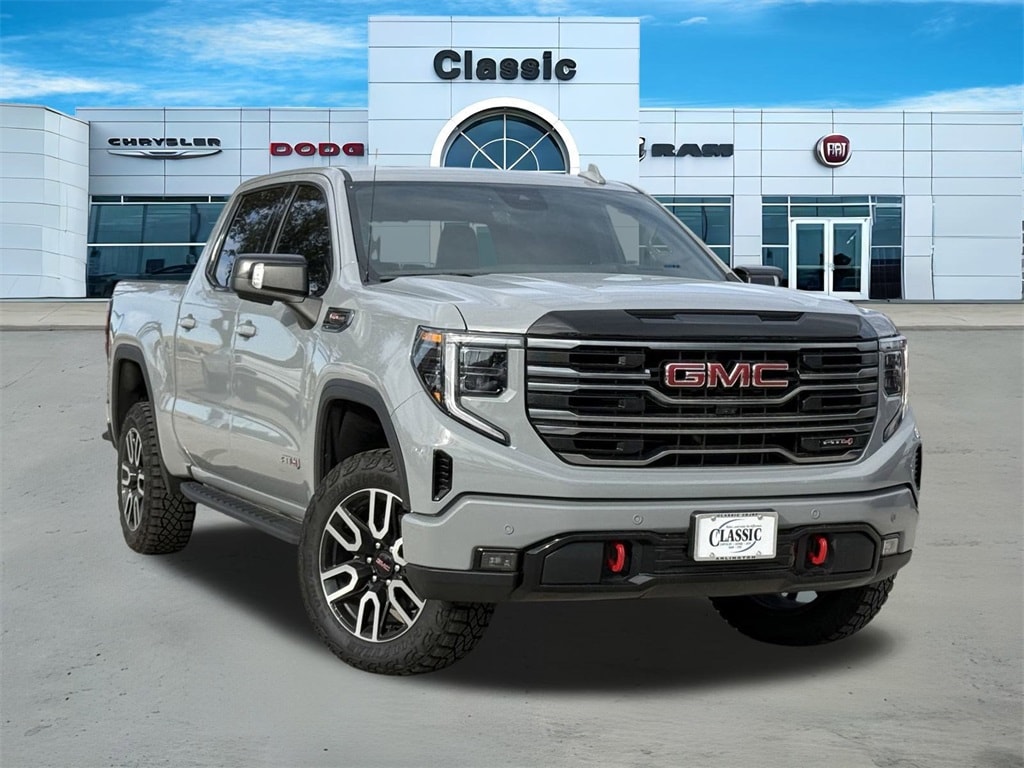 Used 2025 GMC Sierra 1500 AT4 with VIN 3GTUUEEL0SG143518 for sale in Arlington, TX