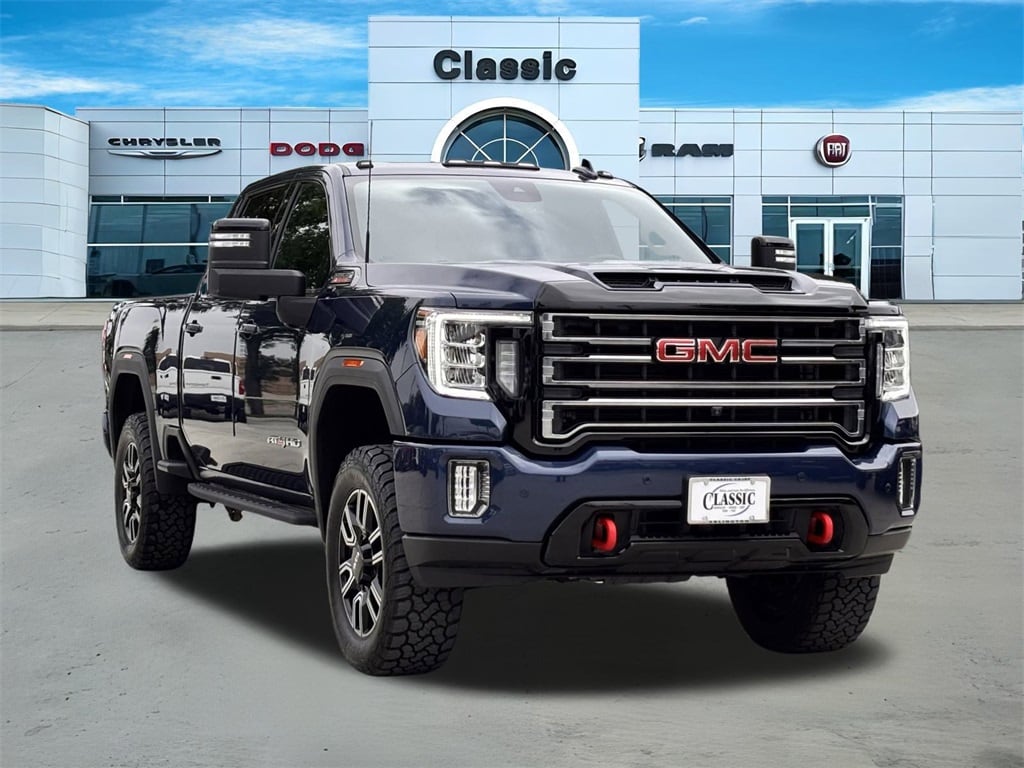 Used 2023 GMC Sierra 2500HD AT4 with VIN 1GT49PEY7PF166098 for sale in Arlington, TX