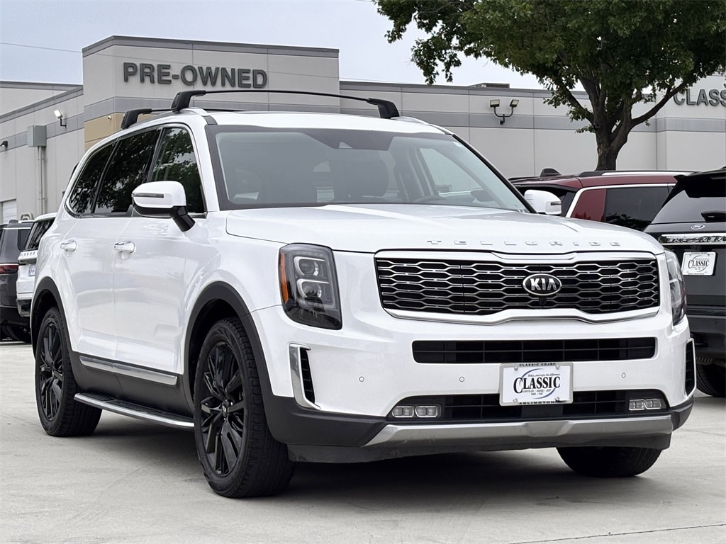 Used 2021 Kia Telluride SX with VIN 5XYP5DHC7MG099972 for sale in Arlington, TX