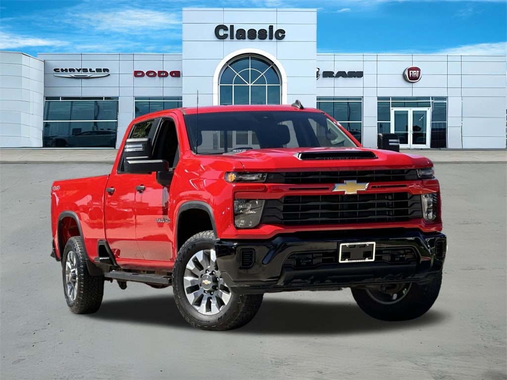 Used 2024 Chevrolet Silverado 2500HD Custom with VIN 1GC4YME77RF221046 for sale in Arlington, TX