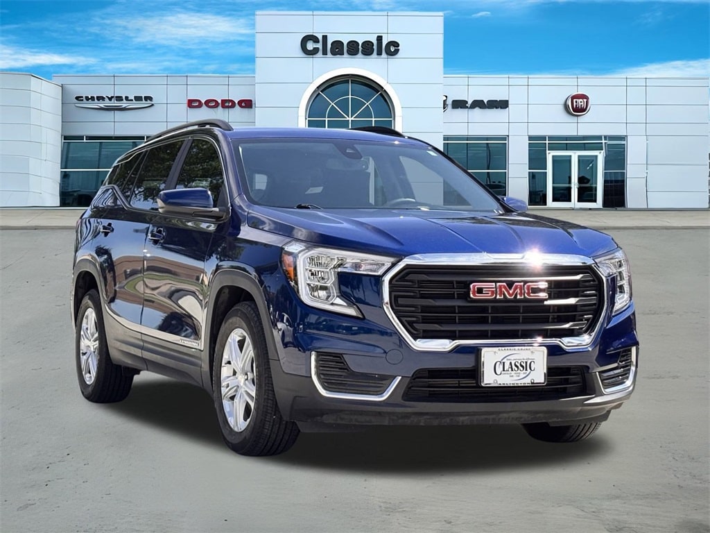 Used 2022 GMC Terrain SLE with VIN 3GKALMEV5NL297465 for sale in Arlington, TX