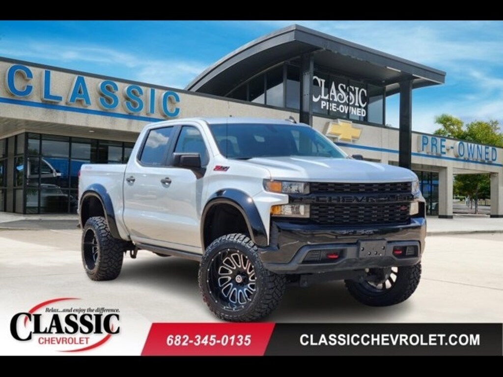 Used 2021 Chevrolet Silverado 1500 Custom Trail Boss Truck Crew Cab