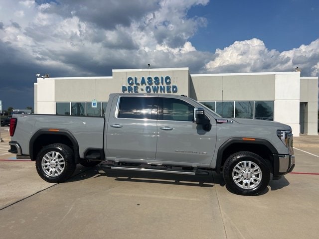 Used 2024 GMC Sierra 2500HD SLT with VIN 1GT49NEY3RF289517 for sale in Cleburne, TX