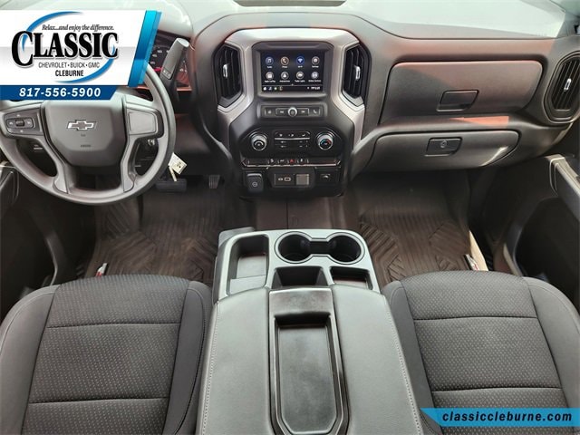 Used 2021 Chevrolet Silverado 1500 Custom with VIN 1GCPYCEF7MZ396015 for sale in Cleburne, TX