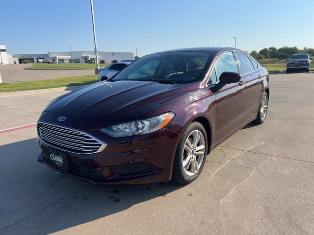 Used 2018 Ford Fusion SE with VIN 3FA6P0HDXJR204700 for sale in Cleburne, TX