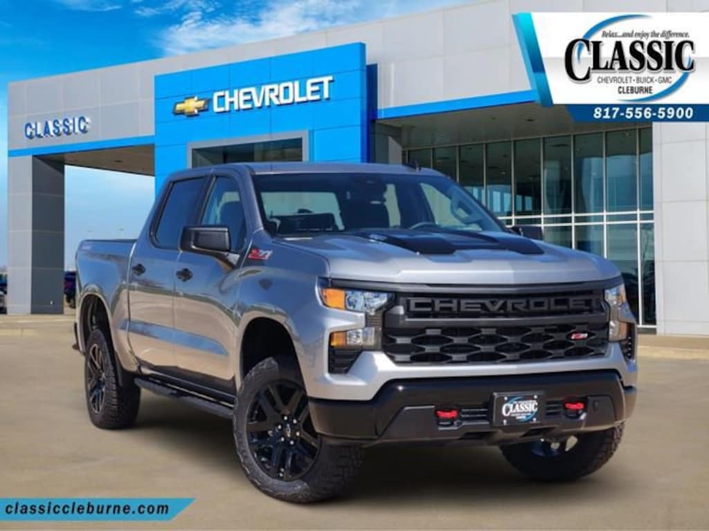 New 2026 Chevrolet Silverado 1500 Custom Trail Boss Truck