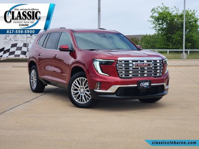 Volcanic Red Tintcoat 2025 GMC Acadia Denali AWD SUV / Crossover Four-Wheel Drive Automatic