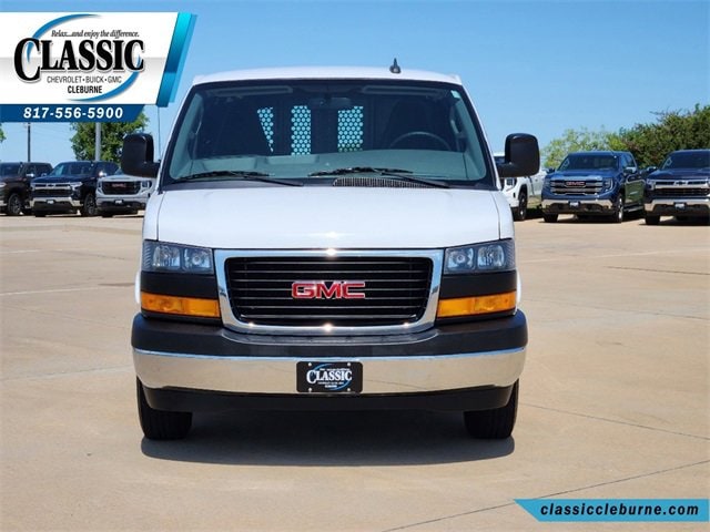 Used 2022 GMC Savana Cargo Work Van with VIN 1GTW7AFP9N1166843 for sale in Cleburne, TX