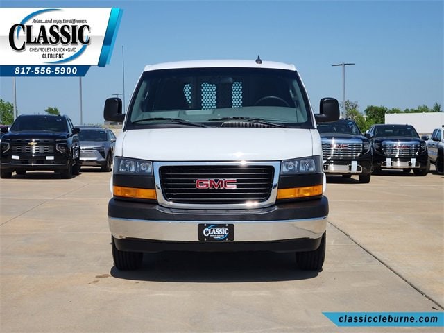 Used 2023 GMC Savana Cargo Work Van with VIN 1GTW7AFP9P1163380 for sale in Cleburne, TX