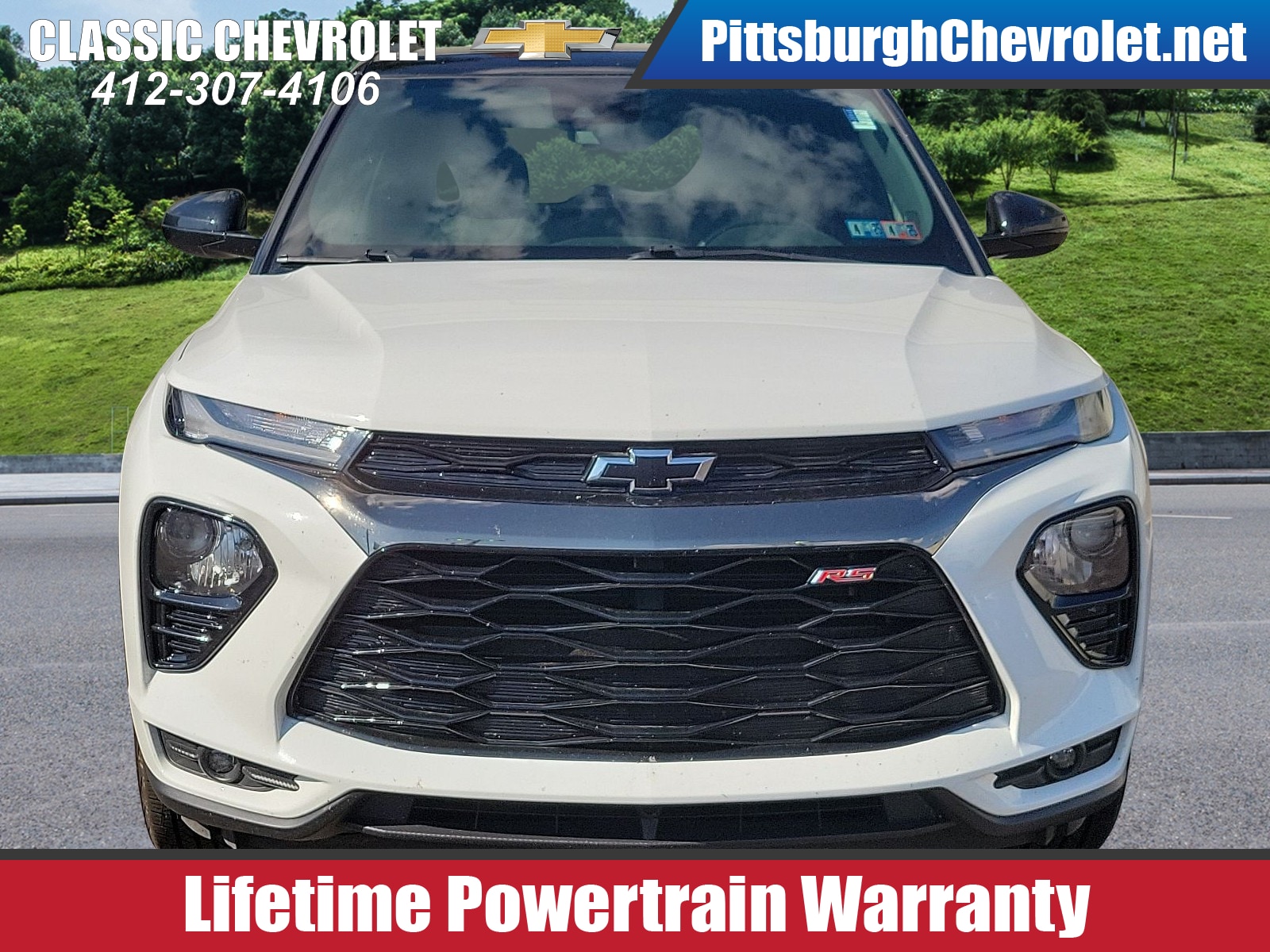 Certified 2021 Chevrolet Trailblazer RS with VIN KL79MUSL9MB098558 for sale in Bellevue, PA