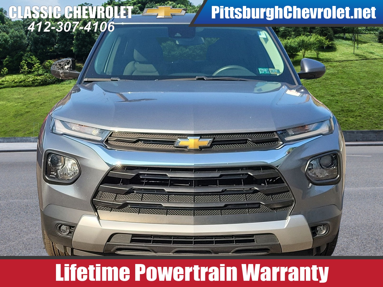 Certified 2022 Chevrolet Trailblazer LT with VIN KL79MPSLXNB033902 for sale in Bellevue, PA