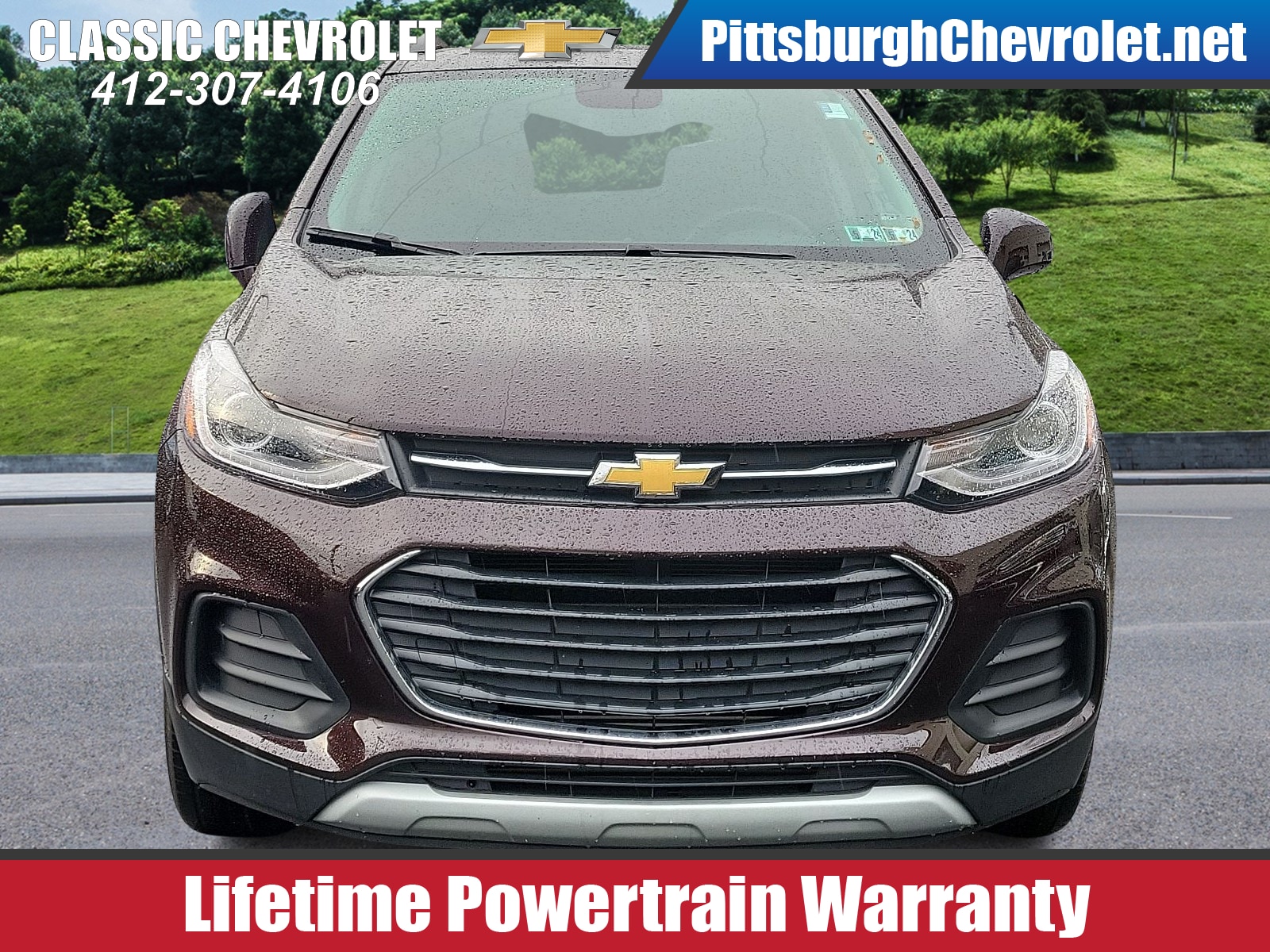 Certified 2020 Chevrolet Trax LT with VIN KL7CJPSB8LB345512 for sale in Bellevue, PA