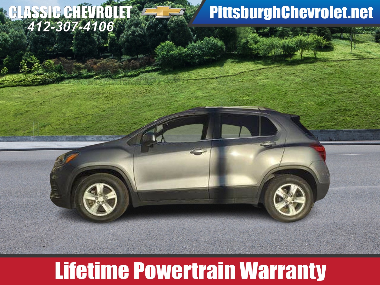 Certified 2020 Chevrolet Trax LT with VIN 3GNCJLSB0LL177723 for sale in Bellevue, PA