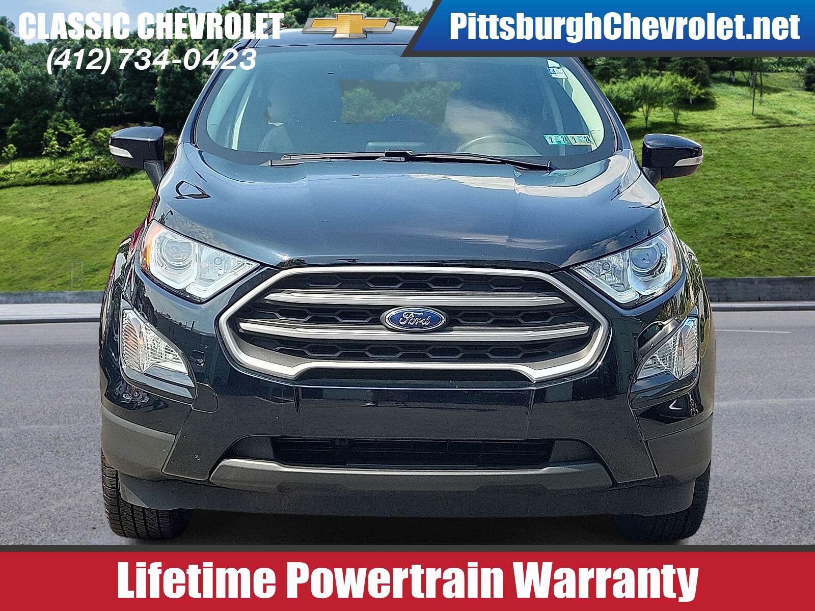 Used 2021 Ford EcoSport SE with VIN MAJ6S3GL7MC424274 for sale in Bellevue, PA
