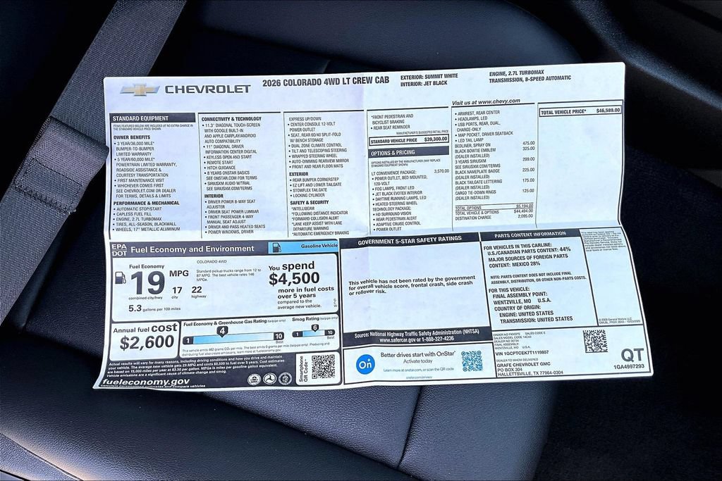 2026 Chevrolet Colorado LT - Photo 14