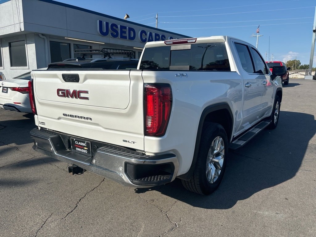 Used 2020 GMC Sierra 1500 SLT with VIN 3GTU9DED1LG174122 for sale in Owasso, OK