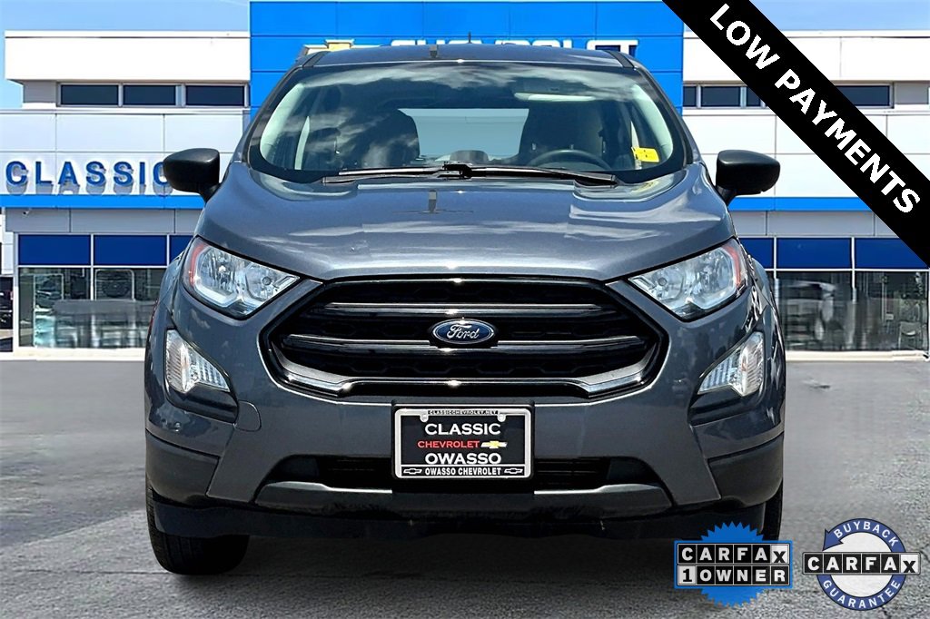 Used 2021 Ford EcoSport S with VIN MAJ6S3FL9MC398472 for sale in Owasso, OK