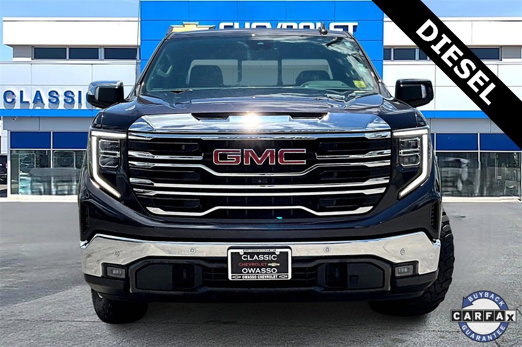Used 2022 GMC Sierra 1500 SLT with VIN 3GTUUDET8NG544636 for sale in Owasso, OK