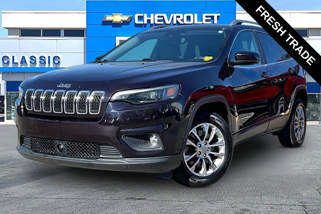 Used 2021 Jeep Cherokee Latitude Plus with VIN 1C4PJLLB2MD179778 for sale in Owasso, OK