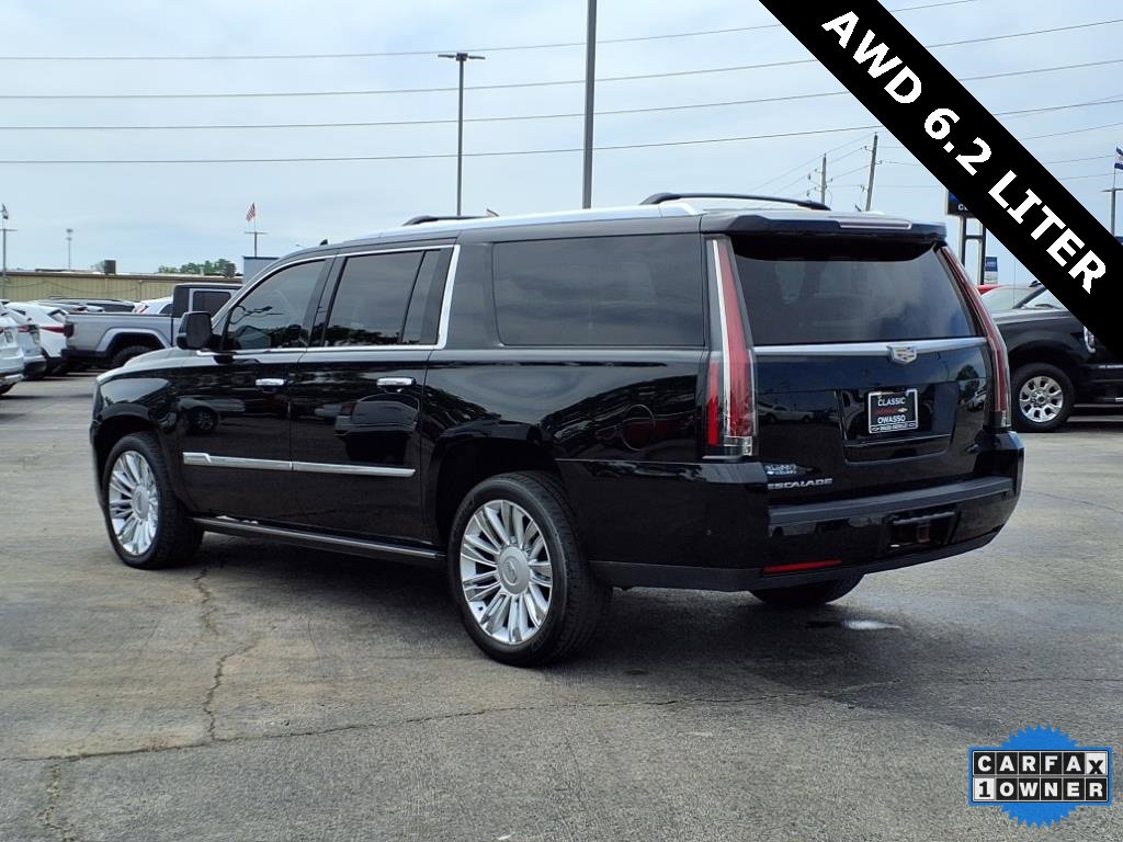 Used 2017 Cadillac Escalade ESV Platinum with VIN 1GYS4KKJXHR207785 for sale in Owasso, OK