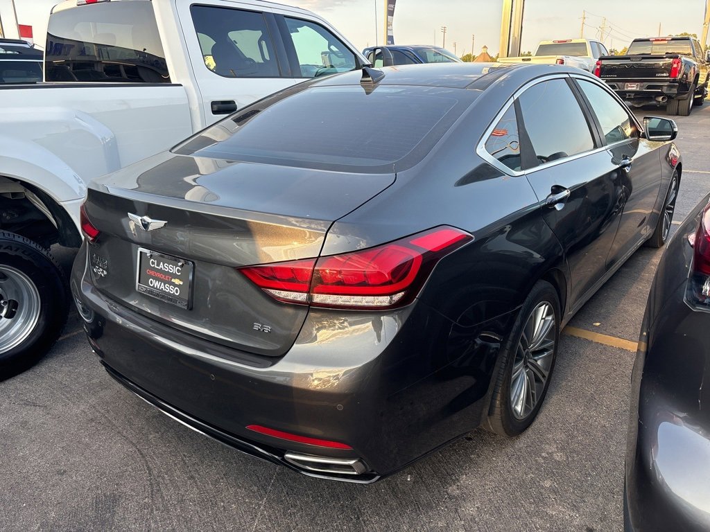 Used 2018 GENESIS G80 Base with VIN KMHGN4JE1JU238043 for sale in Owasso, OK