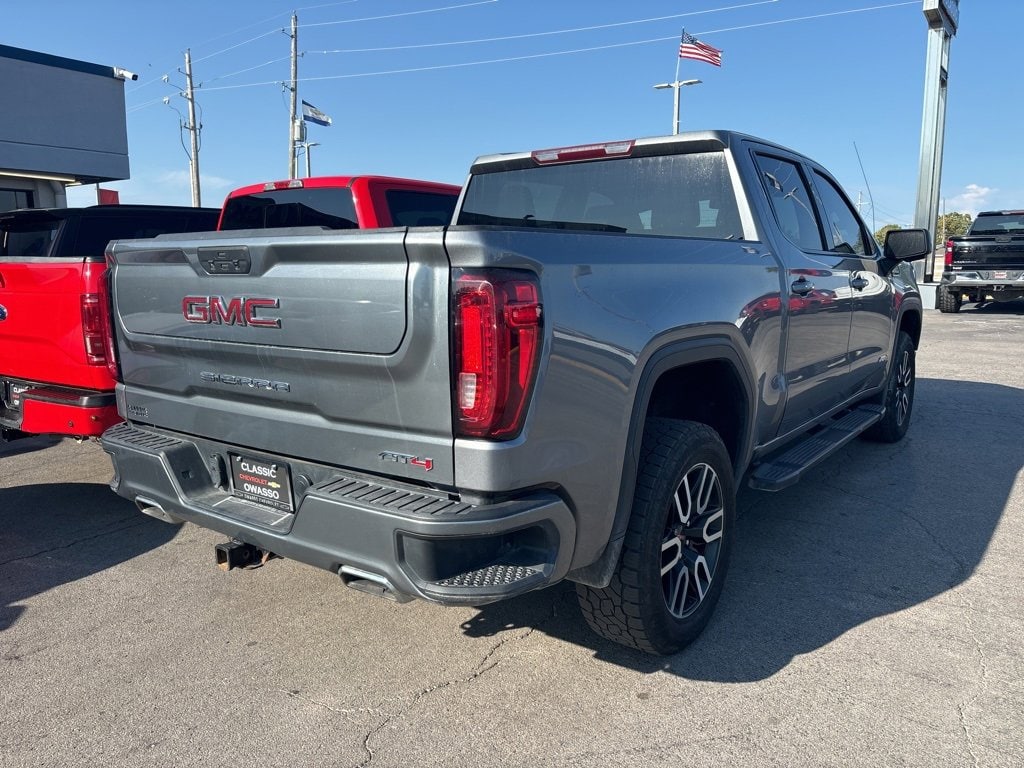 Used 2021 GMC Sierra 1500 AT4 with VIN 1GTP9EEL8MZ376404 for sale in Owasso, OK