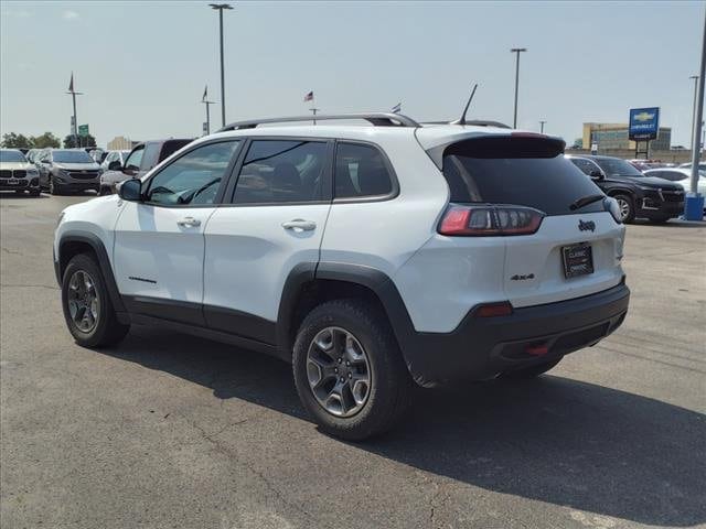 Used 2019 Jeep Cherokee Trailhawk with VIN 1C4PJMBX4KD463381 for sale in Owasso, OK