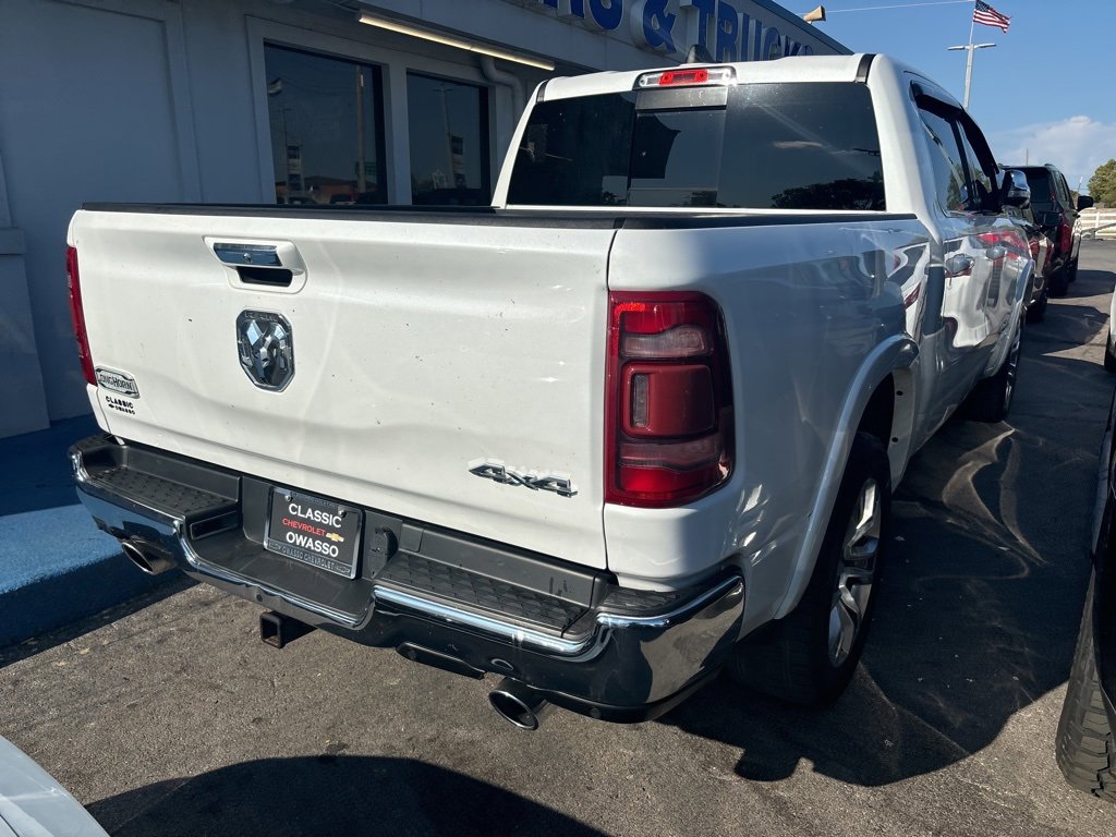 Used 2020 RAM Ram 1500 Pickup Longhorn with VIN 1C6SRFKT4LN153097 for sale in Owasso, OK