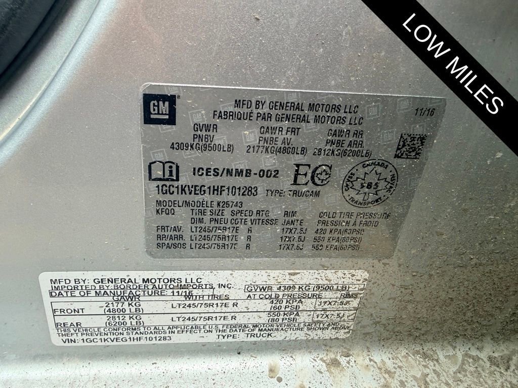 Used 2017 Chevrolet Silverado 2500 HD LT Truck