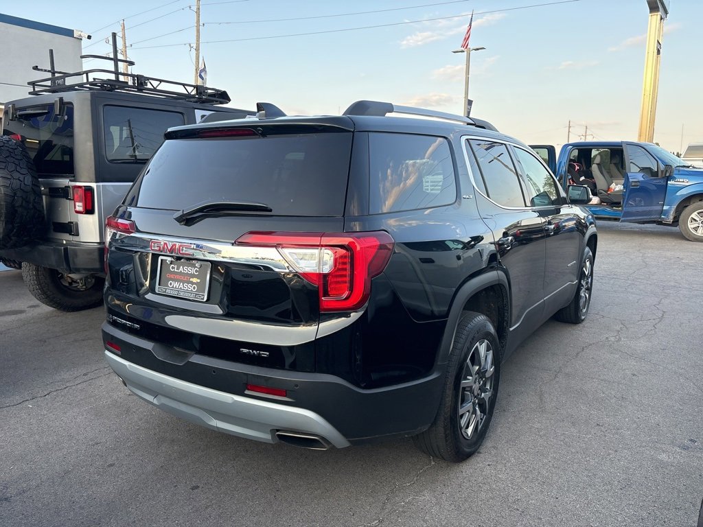 Used 2023 GMC Acadia SLT with VIN 1GKKNUL40PZ197875 for sale in Owasso, OK