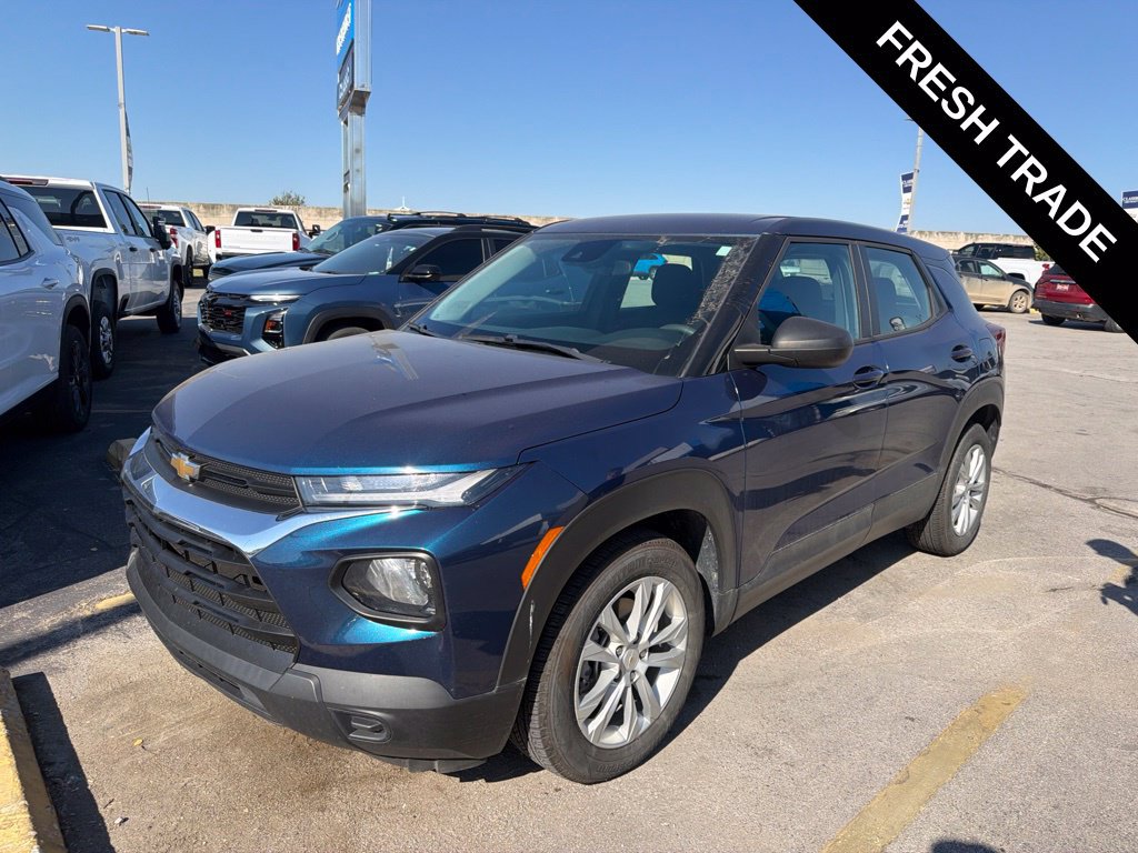 Used 2021 Chevrolet Trailblazer LS with VIN KL79MMS22MB024373 for sale in Owasso, OK