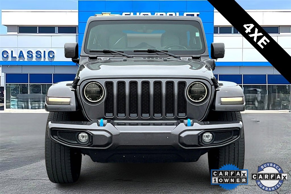 Used 2021 Jeep Wrangler Unlimited High Altitude 4XE with VIN 1C4JJXP6XMW716329 for sale in Owasso, OK
