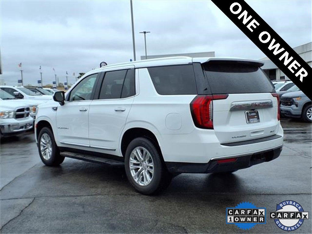 Used 2023 GMC Yukon SLT with VIN 1GKS2BKDXPR157995 for sale in Owasso, OK