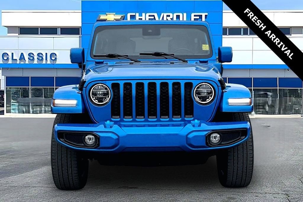 Used 2022 Jeep Wrangler Unlimited High Altitude 4XE with VIN 1C4JJXP61NW188696 for sale in Owasso, OK