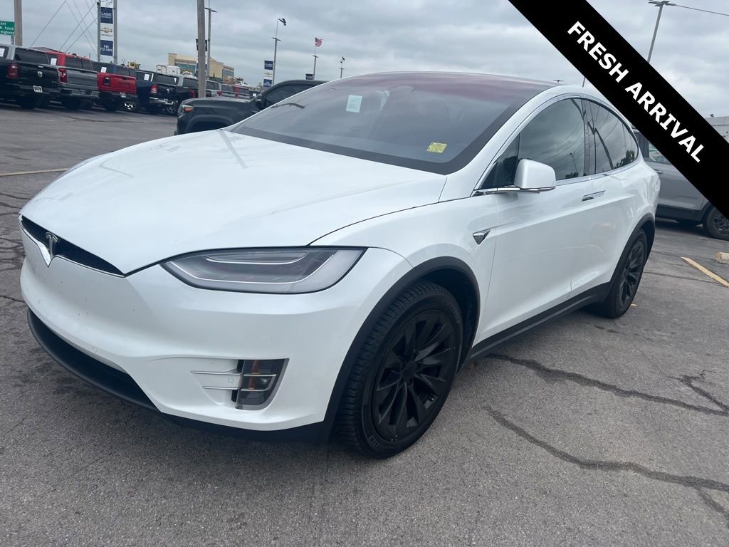 Used 2020 Tesla Model X Long Range Plus with VIN 5YJXCBE22LF284040 for sale in Owasso, OK